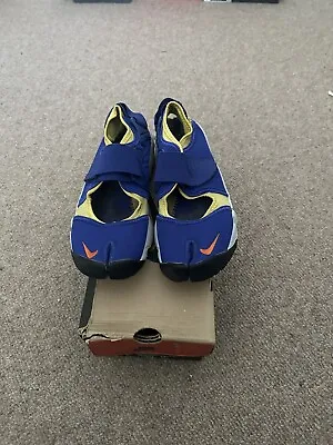 1997 Nike Air Rift Concord Blue Shoes Trainers Split Toe Ninja Rare Vintage RARE • £74.99