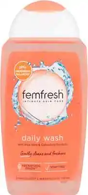 £4.98 • Buy Femfresh Everyday Care INTIMATE Daily Feminine WASH PH Balanced Aloe Vera 250 Ml
