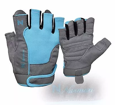 £2.99 • Buy Ladies Gel Gloves Fitness Gym Wear Weight Lifting Workout Training Cycling Blue