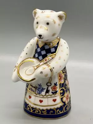 Royal Crown Derby Cook Miniature Bear Collection Porcelain Figurine MMII • $80.88