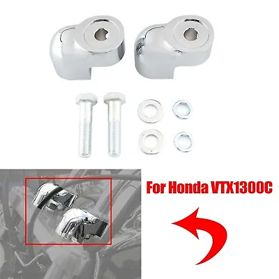 VTX1300 C Motorycle Drag Handlebar Riser Clamp For Honda VTX1300C 2004-2009 2005 • $62.35