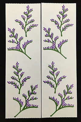 Mrs. Grossman’s PURPLE FLOWER Stickers. 4 Squares. 1997. Retired. • $3.99