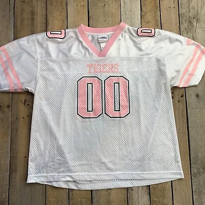 Missouri Tigers Mizzou Football Jersey Womens Size XL White Pink #00 • $23.99