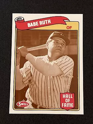 1989 Swell Baseball Greats Babe Ruth #1 HOF • $1.99