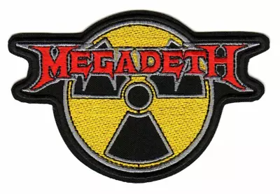 Megadeth Sew-on Patch | Radiation American Thrash Heavy Speed Metal Band Logo • $6.99