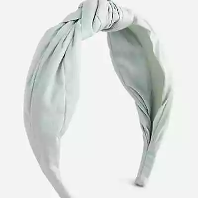 NWT J.Crew Women's 100% Cotton Turban Knot Headband Light Mint • $19.99