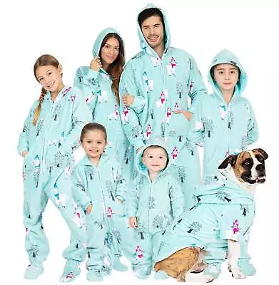 Footed Pajamas - Family Matching Hoodie One Piece For Boys GirlsMenWomen P... • $44.95