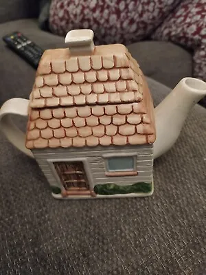£4.49 • Buy Vintage Cottage Teapot - Rustic House Style -O56
