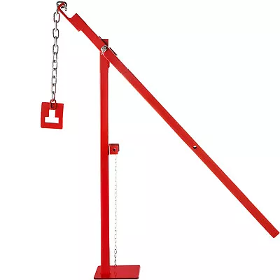 $60.99 • Buy VEVOR T Post Remover Puller W/ 15 3/4 Lifting Chain Puller 32  Standing Frame