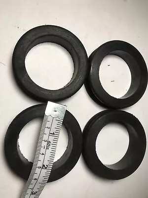 4 Pc Very Large Rubber Grommets  1 -3/4 Inner Diameter Fits  2  Panel Hole • $2.99