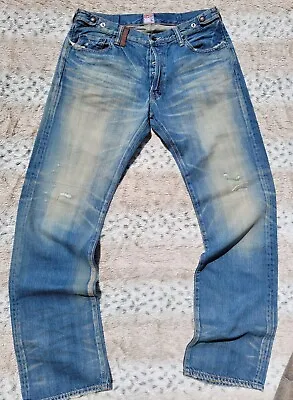£224.95 • Buy Rare PRPS Mainline 36 Japan Made Denim Jeans Pony Loop Straight Leg P57 P04 X 