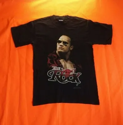 £40 • Buy Dwayne The Rock Johnson WWF WWE 2000 Wrestling T Shirt Size S Streetwear