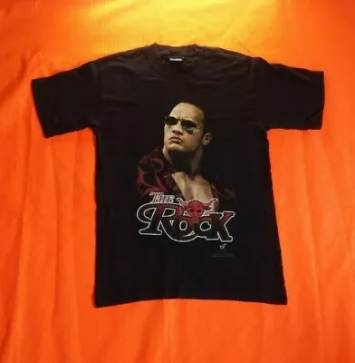 £40 • Buy Dwayne The Rock Johnson WWF WWE 2000 Wrestling T Shirt Size S Streetwear