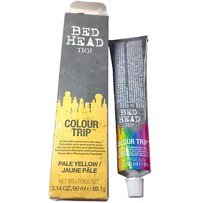 TIGI Hair Dye Pale Yellow Bed Head Colour Trip Acidic Semi-Permanent Tint • £7.99