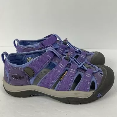 Keen Purple Newport H2 Waterproof Hiking Sandals Youth Size 4 / Fits Women's 5.5 • £17.49