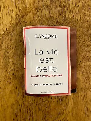 Lancome La Vie Est Belle Rose Extraordinaire EDP Sample 1.2 Ml • £5.95