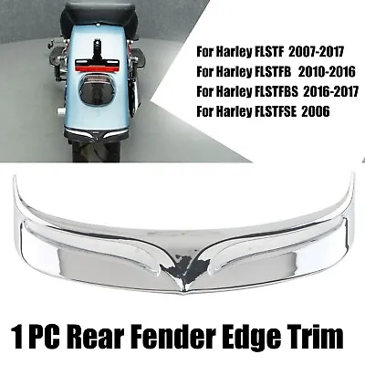 Chrome Rear Fender Edge Trim Tip Trailing Fit Harley Davidson Fatboy FLSTF/B • $32.59