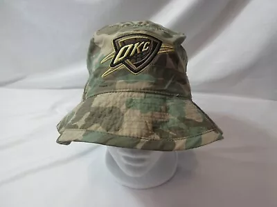 Lot Of 10 -  NWT Mitchell & Ness OKLAHOMA CITY THUNDER Bucket Hat L/XL Camo • $75