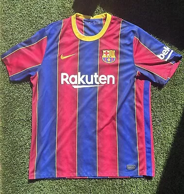 Nike F.C. Barcelona 2020/21 Stadium Home Men's Jersey - Size XL - FREE SHIPPING • $35.99
