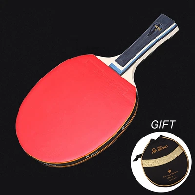 $24.64 • Buy Strong Spin Table Tennis Racket 7 Ply Wood Ping Pong Bat Paddle Long-Handl