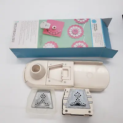 Martha Stewart Crafts Paper Circle Doily Edge Punch Starter Set Kit In Box • $34.99