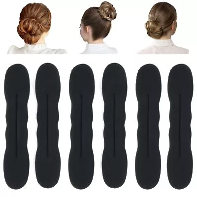 6 Pack Magic Hair Bun Maker Reusable Bun Twister For Ballet Buns French Twist • $10.89