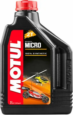 Motul Micro 2T R/C Model Vehicle Premix 2-Stroke Oil | 2 Liter | 105940 • $65.59