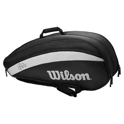 Wilson RF Team 6 Pack Tennis Bag Black • $54.95