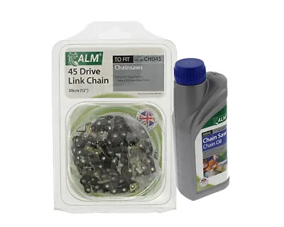 £19.49 • Buy Chainsaw Chain 30cm 12 In 45 Link INC OIL For MOUNTFIELD