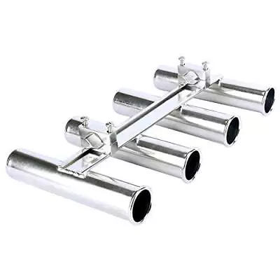 4 Tubes Stainless Rod Holder Fishing Rod Holder Adjustable Rotatable Fit Rail... • $58.79