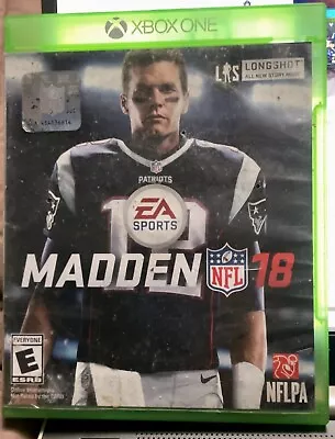 Madden NFL 18 (Microsoft Xbox One 2017) **TESTED***  • $4