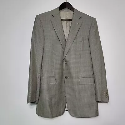 Ermenegildo Zegna Wool Sport Coat Blazer Suit Jacket 40R Houndstooth • $74.99