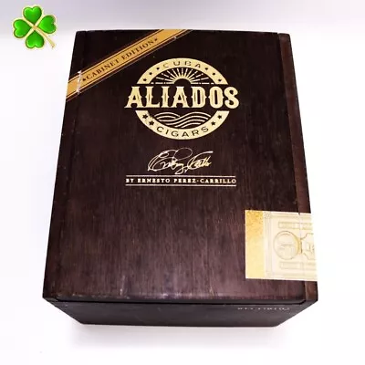 Aliados Regordo Empty Wood Cigar Box 7  X 5.5  X 4.5  • $5.55