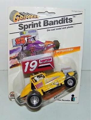 Vintage Zee Toy Diecast Motorized Grippers Sprint Bandits World Of Outlaws NEW • $14.95
