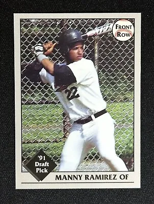 1991 Front Row Manny Ramirez #47 Rookie Card Baseball Card RC Cleveland Indians • $1.99