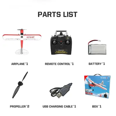 Sport Cub 500 RC Plane 2.4G 4 CH One-Key Aerobatic RC Airplane EPP Foam RC Glide • $185.61