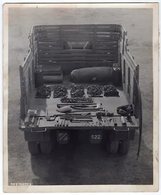 WW2 Army Truck Equipment Display For Inspection 8x10 Original Photo #2 • $19.99