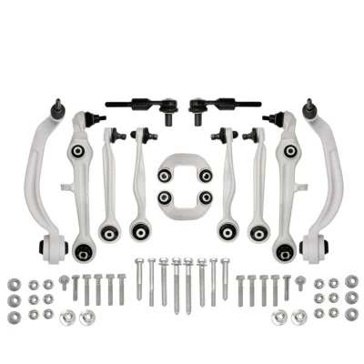 $145.58 • Buy Control Arms Ball Joints Tie Rods 13 Piece Suspension Kit For Audi A4 A6 Passat