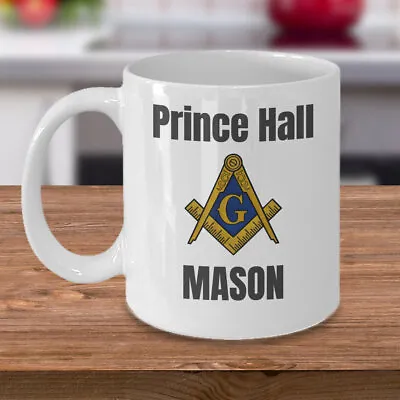 $16.99 • Buy Freemason Coffee Mug Prince Hall Mason Masonic Symbol Pha Prince Hall Freemason