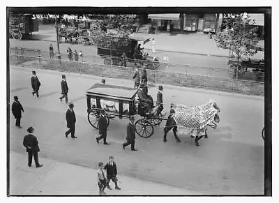 Sullivan FuneralSeptember 191914horse-drawn Hearsepeopleprocessioncoffin • $9.99