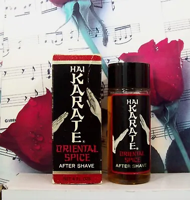 Hai Karate Oriental Spice After Shave 4.0 Oz. By Leeming Pfizer. WB • $119.99