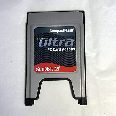 SanDisk Ultra Compact Flash To PC Card PCMCIA Adapter (SDDR-64-784) • $34