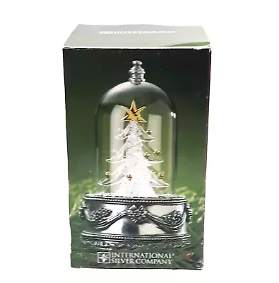 International Silver Co Musical Globe Illuminated Christmas Tree READ • $13.49