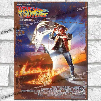 £3.95 • Buy BACK TO THE FUTURE Metal Signs Vintage Retro Movie Posters Garage Shed Tin Sign