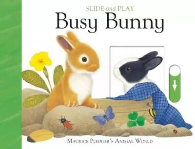 Slide And Play: Busy Bunny (Slide  Play) - Board Book - ACCEPTABLE • $6.60