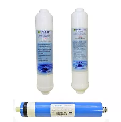 3 Stage Compact RO Aquarium Replacement Water Filters With 100GPD Membrane • £29.99