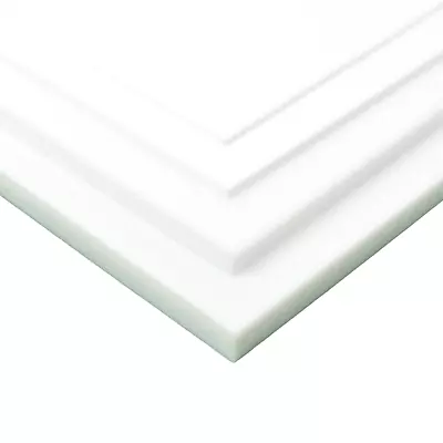 White (Natural) Teflon PTFE Virgin Plastic Sheet Various Sizes And Thicknesses • $197.16