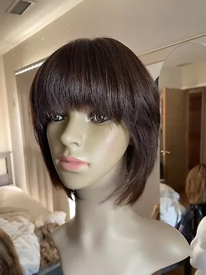 $475 • Buy Aura Wigs Medium Brown Human Hair Sheitel/Wig
