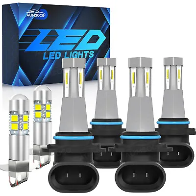 Luces LED Para For Toyota Avalon 1998 1999 LED Faro+bombillas De Luz Antiniebla • $44.43