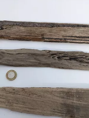 £4.90 • Buy 1362# Flat  Driftwood Worn Unique Piece. Art And Crafts. Beach Find